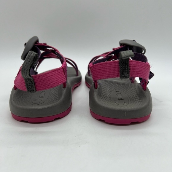 CHACO GIRLS STRAPPY SANDALS SIZE 1 PINK & PURPLE STRAPS - Picture 4 of 13
